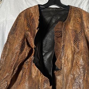 Reversible Jackets leather m-l plase see pic